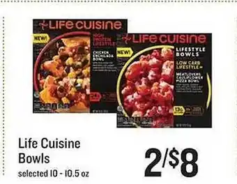 Lowes Foods Lufe cuisine bowls offer