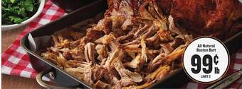 Lowes Foods All natural boston butt offer