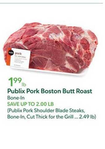 Publix Publix pork boston butt roast offer