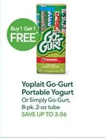 Publix Yoplait gogurt portable yogurt offer