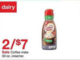 Target Coffee mate 32-oz. creamer offer