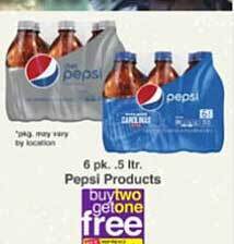 Harris Teeter Pepsi products offer