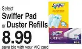 Harris Teeter Swiffer pad or duster refills offer