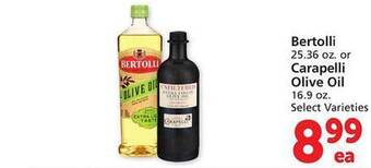 Safeway Bertolli or carapelli olive oil offer