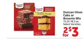 Safeway Duncan hines cake or brownie mix offer