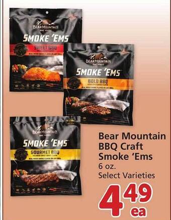 Safeway Bear mountain bbq craft smoke 'ems offer