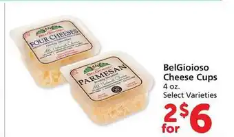 Safeway Belgioioso cheese cups 4oz offer