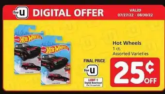 Safeway Hot wheels offer