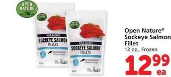 Safeway Open nature®sockeye salmon fillet offer