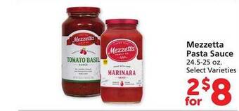 Safeway Mezzetta pasta sauce offer
