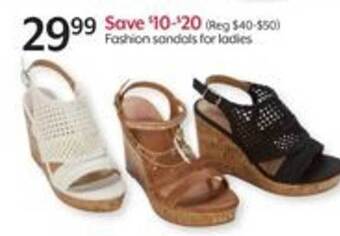 Bealls Fashion sandals for ladies offer