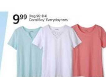 Bealls Coral bay everyday tees offer