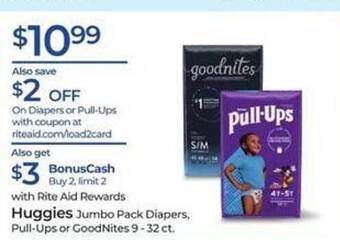 Rite Aid Huggies offer