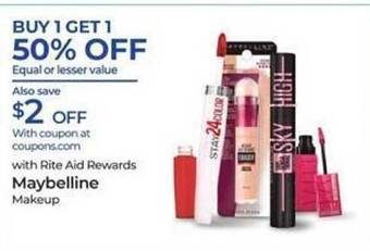 Rite Aid Maybelline offer