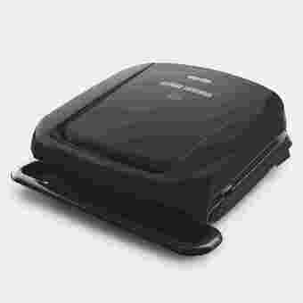 Walmart George foreman 4-serving removable plate electric grill and panini press, black, grp1060b offer