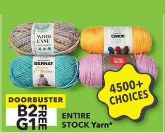JOANN Yarn offer