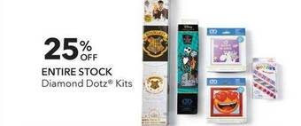 JOANN Diamond dotz kits offer