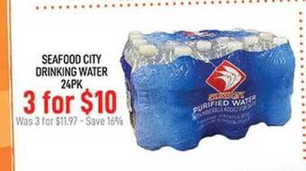Seafood City Seafood city drinking water offer