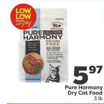 Weis Markets Pure harmony dry cat food offer