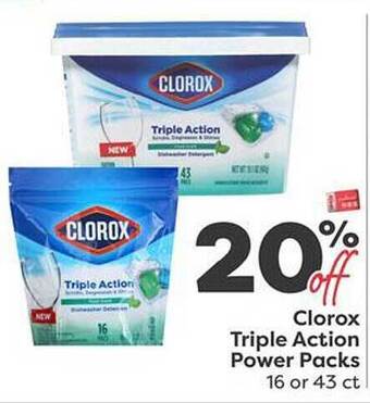 Weis Markets Clorox triple action power packs offer