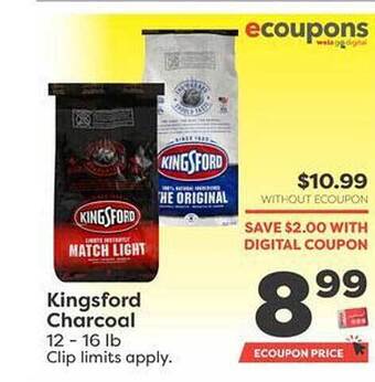 Weis Markets Kingsford charcoal offer