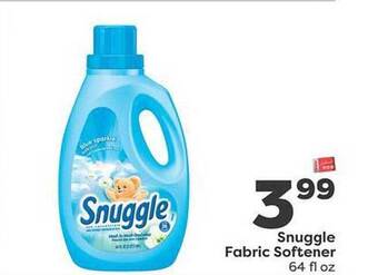 Weis Markets Snuggle fabric softener offer