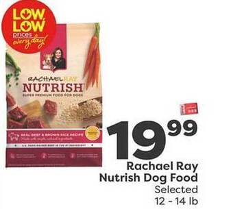 Weis Markets Rachael ray nutrish dog food offer