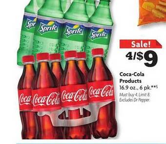 Family Dollar Cocacola products offer