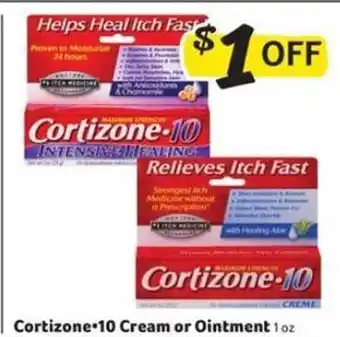 Winn Dixie Cortizone 10 cream or ointment offer