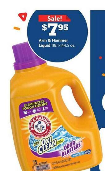 Family Dollar Arm & hammer liquid offer