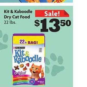 Family Dollar Kit & kaboodle dry cat food offer