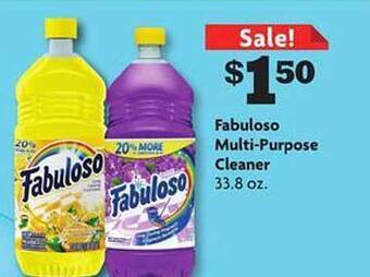 Family Dollar Fabuloso multipurpose cleaner offer