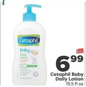 Weis Markets Cetaphil baby daily lotion offer
