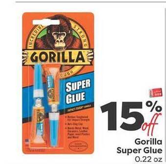 Weis Markets Gorilla super glue offer