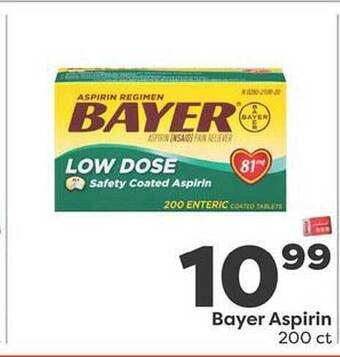 Weis Markets Bayer aspirin offer