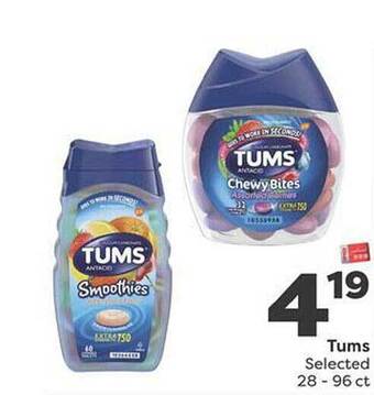 Weis Markets Tums offer