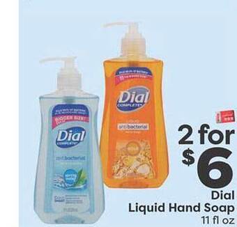 Weis Markets Dial liquid hand soap offer