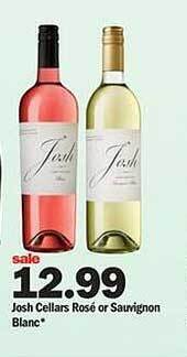 Meijer Josh cellars rosé or sauvignon blanc offer