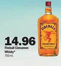Meijer Fireball cinnamon whisky offer