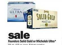 Meijer Founders solid gold or michelob ultra offer