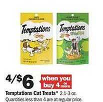 Meijer Temptations cat treats offer