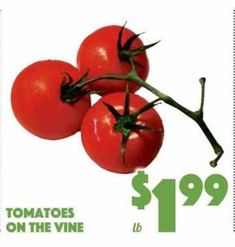 The Food Emporium Tomatoes on the vine offer