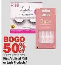 Meijer Kiss artificial nail or lash products offer