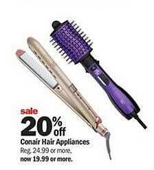 Meijer Conair hair appliances offer