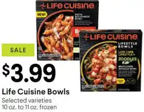 Raley's Life Cuisine Bowls 10 Oz. to 11 Oz. offer