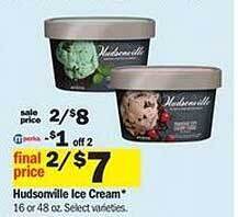 Meijer Hudsonville ice cream offer