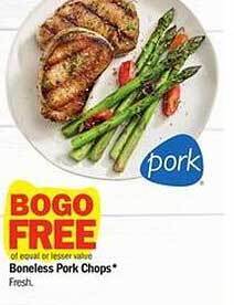 Meijer Boneless pork chops offer