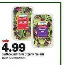 Meijer Earthbound farm organic salads offer