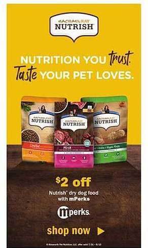 Meijer Nutrish dry dog food offer