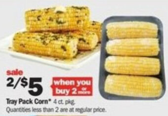 Meijer Tray Pack Corn offer